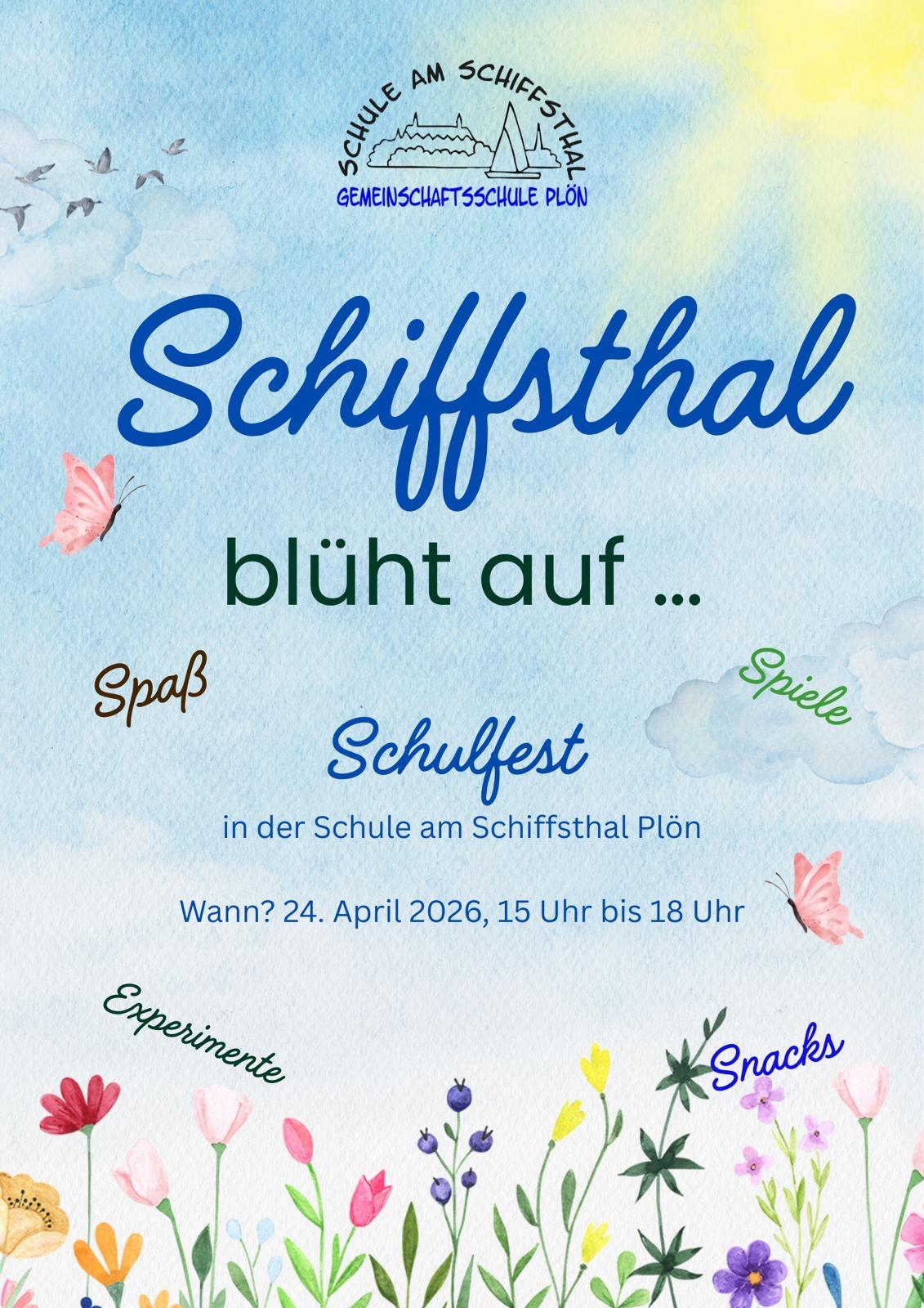 Das Schiffsthal blüht auf – Unser Schulfest am 24.04.